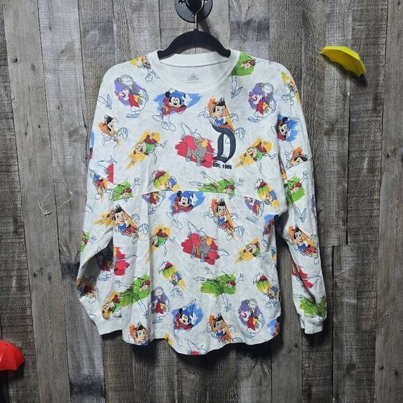 Disneyland Animated Character All Over Print Spirit Jersey - Picture 1 of 7